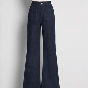 ModCloth Mariner flared jeans